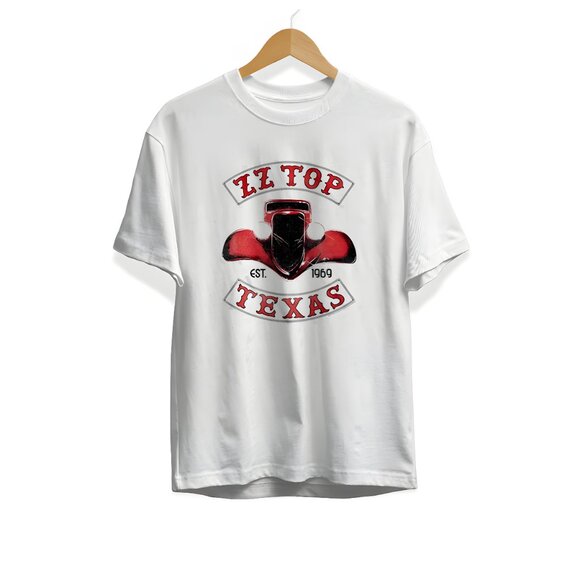 Vintage Rock-Inspired Graphic T-Shirt | Unisex Concert Style White Tee - Picture 4 of 5